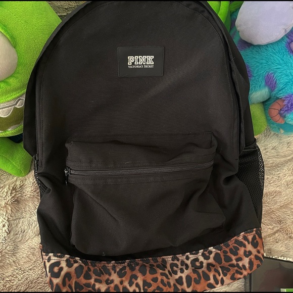 Victoria’s Secret pink cheetah backpack